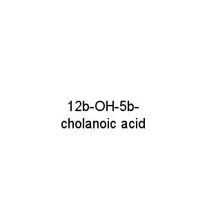 12b-OH-5b-cholanoic acid
